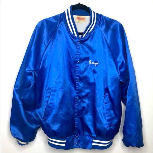 Hartwell Other - Vintage distressed Hartwell Satin Jacket